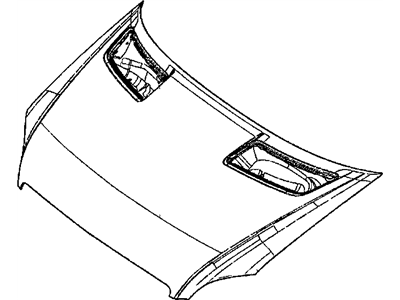 Dodge 68009834AA HOOD