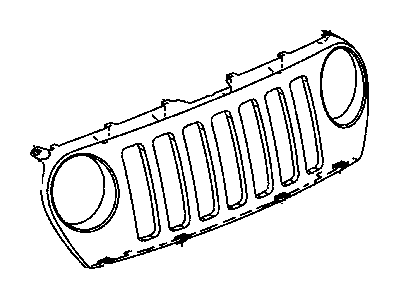 Jeep 5JJ86ARHAE GRILLE Radiator