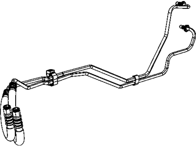 Mopar 55037841AG Hose And Tube Oil Cooler Pressure And Return