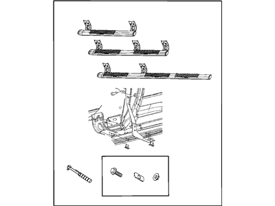 Dodge 82211501AC STEP KIT Tubular Side