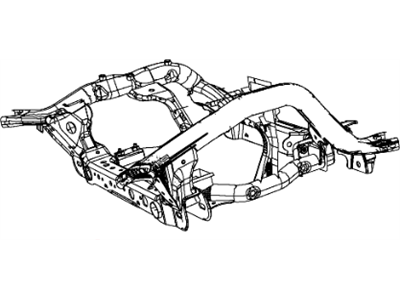 Jeep 52124634AI CRADLE Front Suspension
