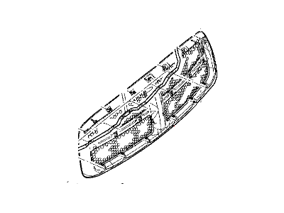 Dodge 55077767AB GRILLE Radiator