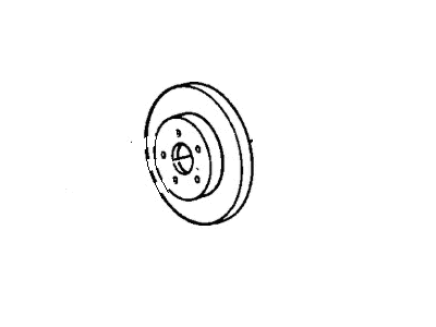 Mopar V5011820AA Disc, Front Wheel Brake
