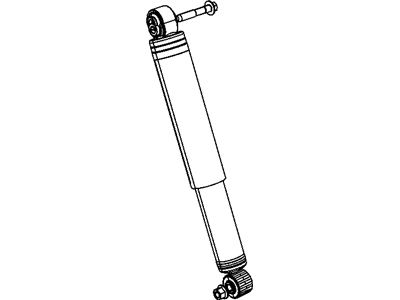 Dodge 52125307AA SHOCK ABSORBER Suspension Rear