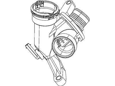 Dodge 68090693AA HOUSING Thermostat