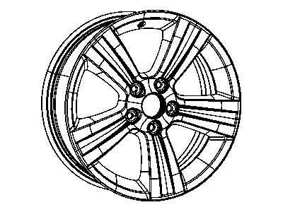Mopar 1LT46GSAAB Wheel Aluminum