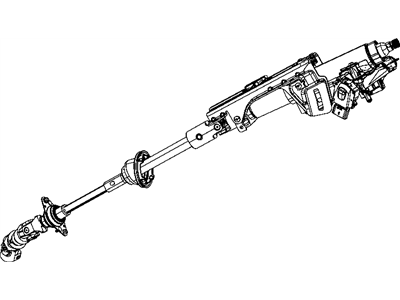 Dodge 5057351AF COLUMN Steering