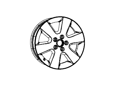 Mopar 1CY86SZ0AB Wheel Aluminum Mopar 1CY86SZ0AB Wheel Aluminum