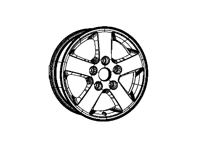 Mopar 5LN63GSAAA Wheel Aluminum