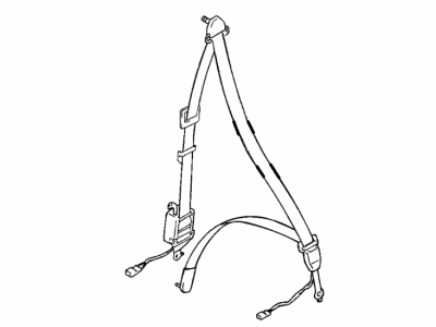 Dodge Stealth Seat Belt - MR750192