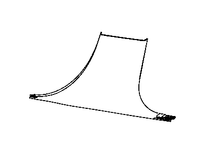 Jeep 1GT13LU5AF MOLDING B Pillar Upper