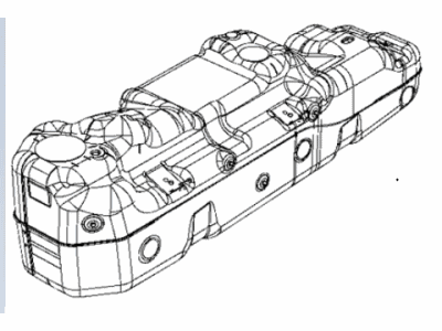 Ram 68408877AB TANK Fuel Includes Roll Over Valve, Not Serviced Seperately