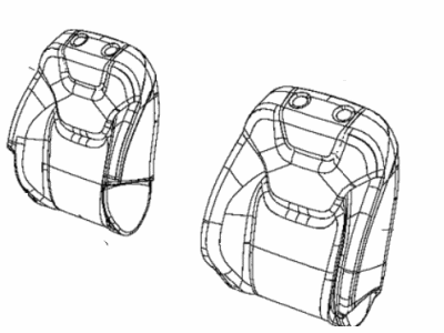 Jeep 6QN92DX9AA COVER Front Seat Back