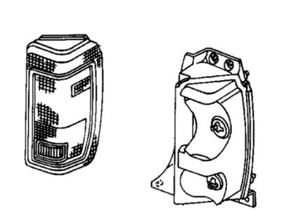 Dodge Mini Ram Tail Light - 4399699