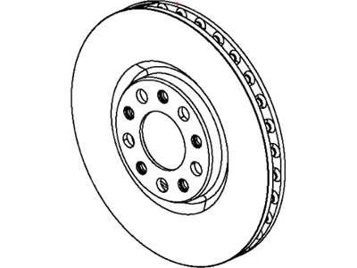 Dodge 68137552AA HUB AND BEARING Brake Front