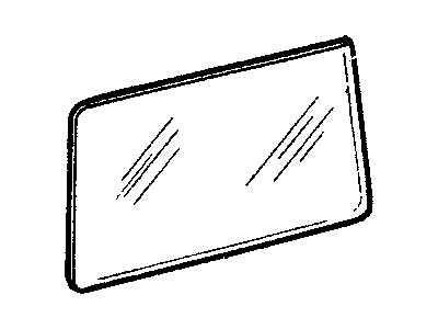 Jeep 55175430 Door Glass
