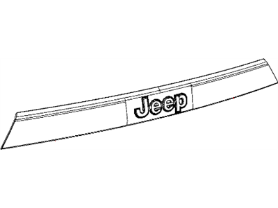 Jeep 5LL22DX8AA APPLIQUE License Lamp