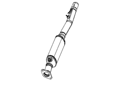 Jeep 68381656AA PIPE AND CONVERTER Exhaust Center