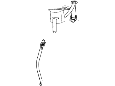 Chrysler 1BF011J3AE SEAT BELT Rear Outer