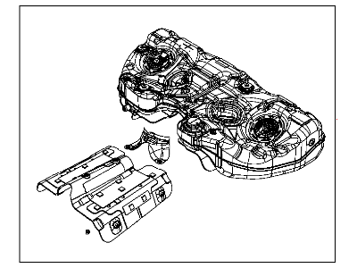 Chrysler 68166634AD TANK Fuel