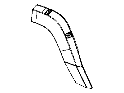 Jeep 55396684AA SEAL Moulding