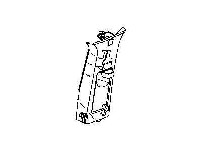 Dodge 1LU30DW1AA MOLDING B Pillar