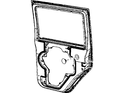Mopar 55395440AB Panel Rear Door Outer Mopar 55395440AB Panel Rear Door Outer