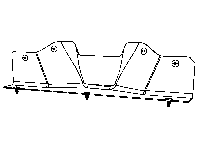 Mopar 5058572AB Seal Radiator Upper