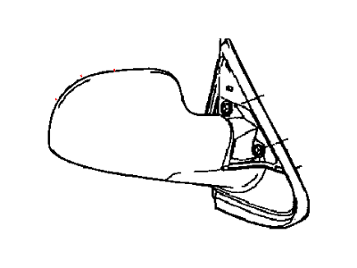 Dodge 4894404AA MIRROR Outside, Rearview, Electric, Heated