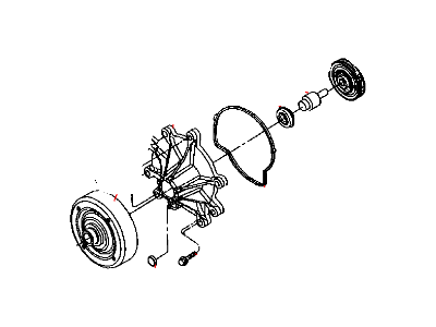 Dodge 53022058AA PUMP Water