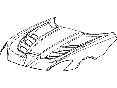 Mopar 68199408AD Hood Mopar 68199408AD Hood