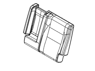 Dodge 6VJ78DX9AA COVER Rear Seat Back 2nd Row