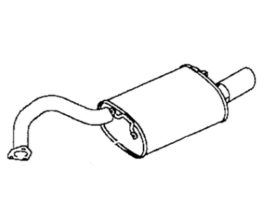 Mopar E0054199 Muffler, Exhaust Main Mopar E0054199 Muffler, Exhaust Main