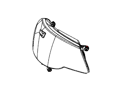 Dodge 5116203AD HEADLAMP