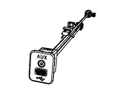 Dodge 68232705AA CABLE USB Auxiliary Port