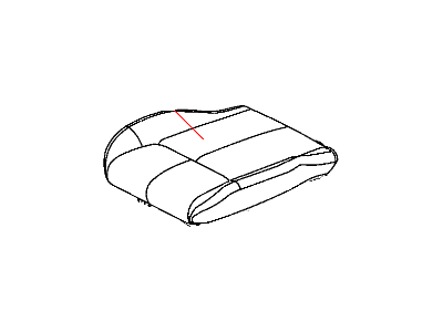 Jeep 1XW87DX9AA COVER Front Seat Cushion