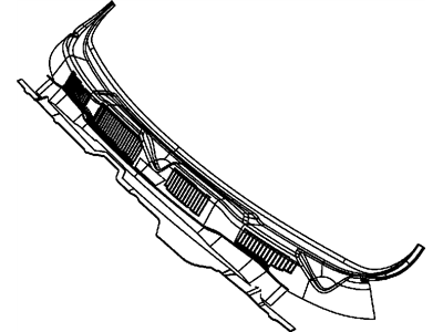 Dodge 55112305AC PANEL Cowl Top