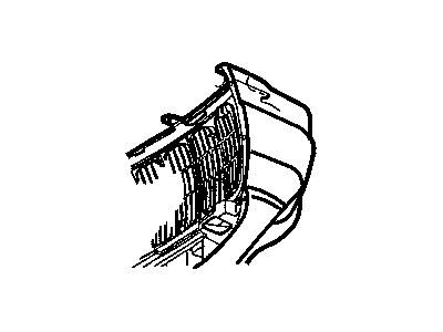 Jeep 55155750AB License Bracket