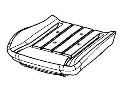 Dodge 5QY00KC5AA COVER Front Seat Cushion