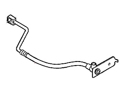Mopar 5290113AE Hose And Tube Assembly Brake Rear 5290113AE Mopar Hose And Tube Assembly Brake Rear Illustration 1 of 1