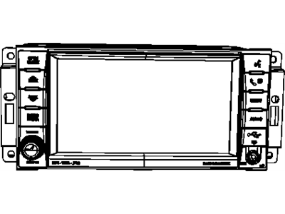 Mopar 5064242AH Radio Am / Fm / Dvd / Hdd / Mp3 / Rear Camera Mopar 5064242AH Radio Am / Fm / Dvd / Hdd / Mp3 / Rear Camera