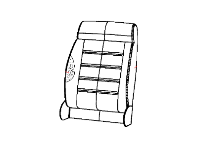 Jeep 1VT67JJ6AA COVER Front Seat Back