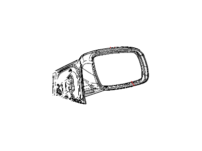 Dodge 1UD791W3AA MIRROR Outside Rearview