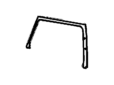 Mopar 55397044AC Seal Half Door Front Upper 55397044AC Mopar Seal Half Door Front Upper Illustration 1 of 1
