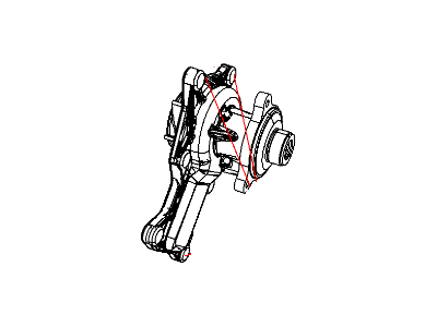 Mopar 4666044AA Pump Water Mopar 4666044AA Pump Water
