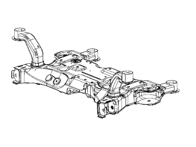 Dodge 5006926AB CROSSMEMBER Front Suspension