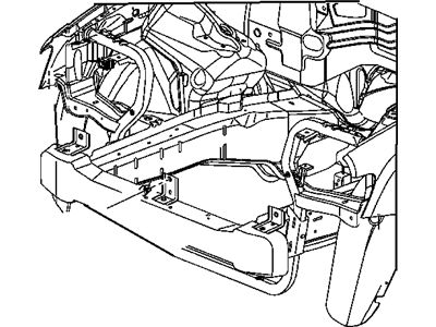 Jeep 5166082AA CROSSMEMBER Underbody