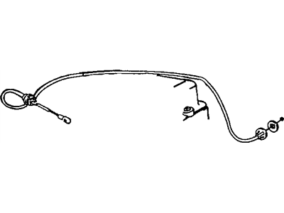 Jeep Throttle Cable - 4854137