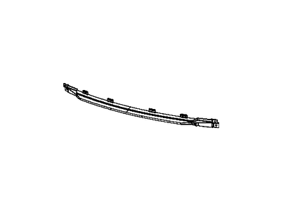 Jeep 68103033AB BEAM Front Bumper Leg Catcher