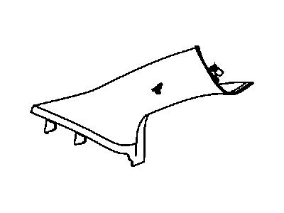 Chrysler XQ58HL1AH MOLDING Windshield Garnish